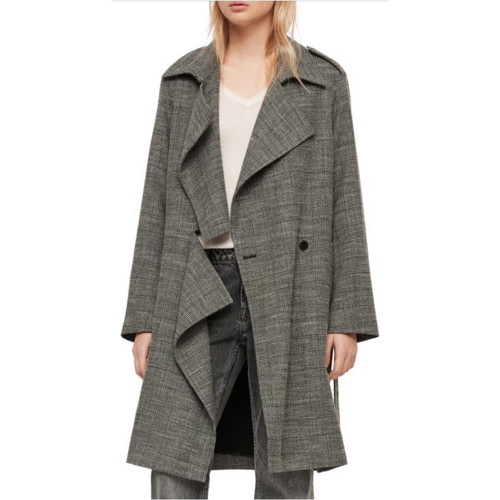 COPY - AllSaints Baxley Mac a dream trench coat